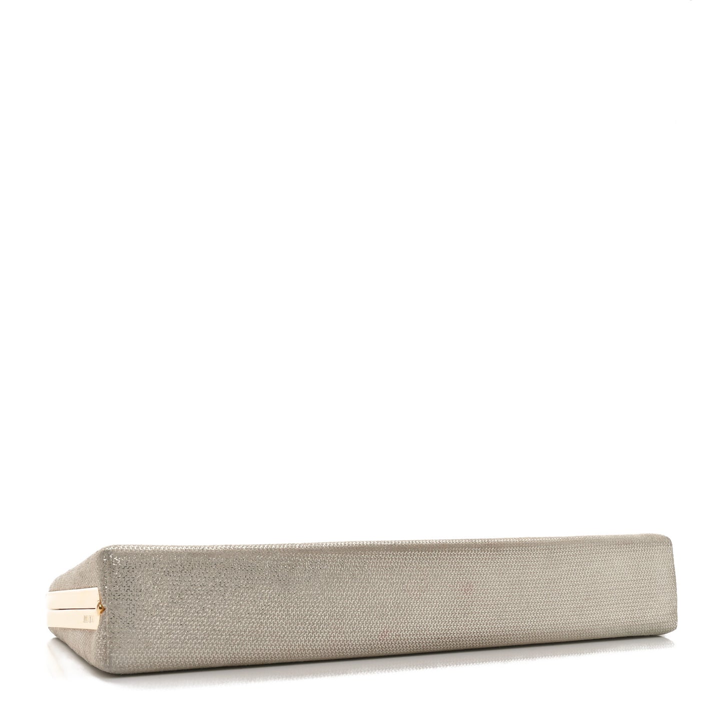 Metallic Coarse Glitter Celeste Clutch Champagne