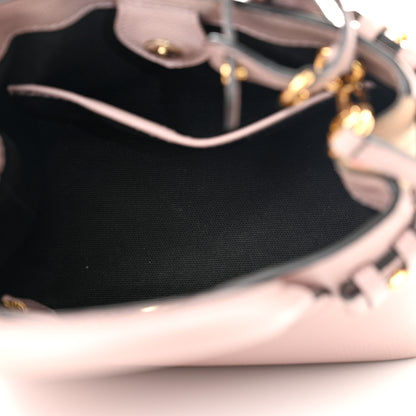 Burberry Grainy Calfskin House Check Baby Banner Tote Pale Orchid 5 of 10
