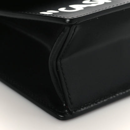 Off-White Calfskin Jitney 2.8 Not For Sale Belt Bag Crossbody Black 7 of 8