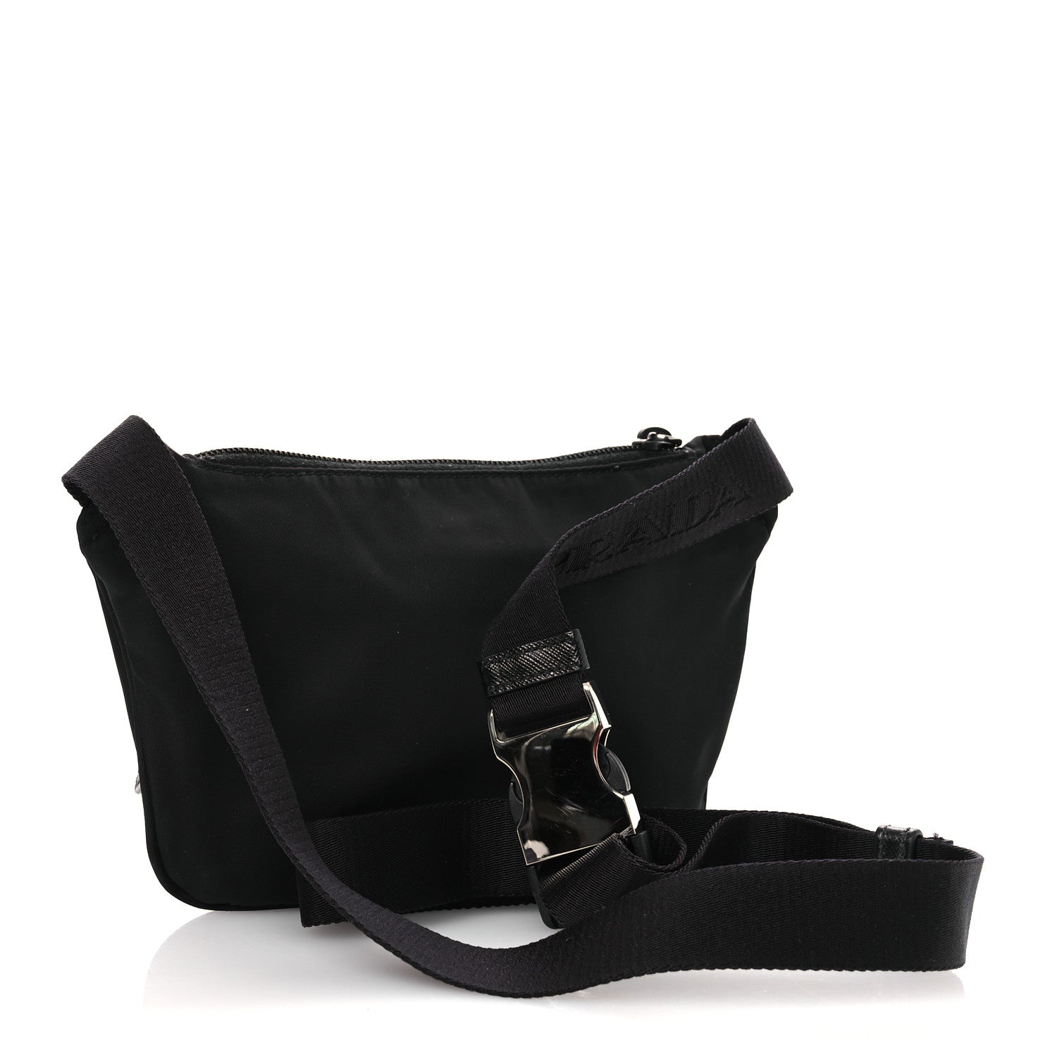 Prada Tessuto Nylon Belt Bag Black 3 of 12