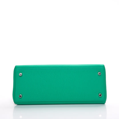Hermes Taurillon Clemence Kelly Retourne 28 Menthe 7 of 28