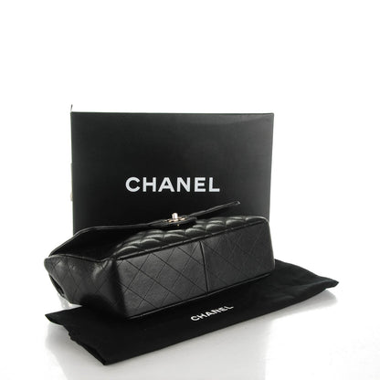 Chanel Caviar Quilted Jumbo Single Flap Black 4 of 8