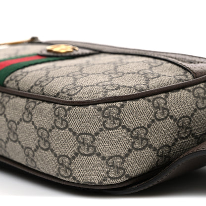 Gucci Soft GG Supreme Monogram Medium Ophidia Belt Bag Dark Brown 10 of 10