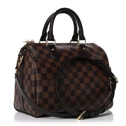 Louis Vuitton Damier Ebene Speedy Bandouliere 25 3 of 15