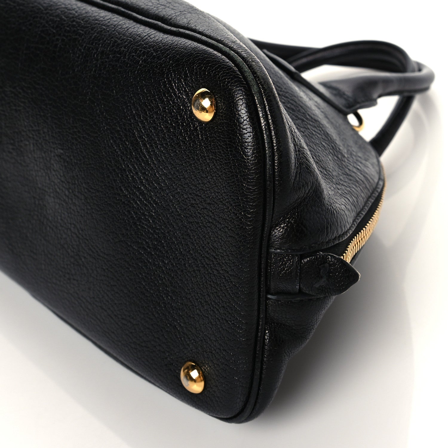 Miu Miu Goatskin Madras Bauletto Black 9 of 9
