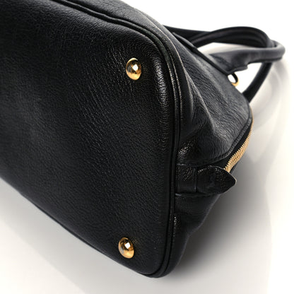 Miu Miu Goatskin Madras Bauletto Black 9 of 9