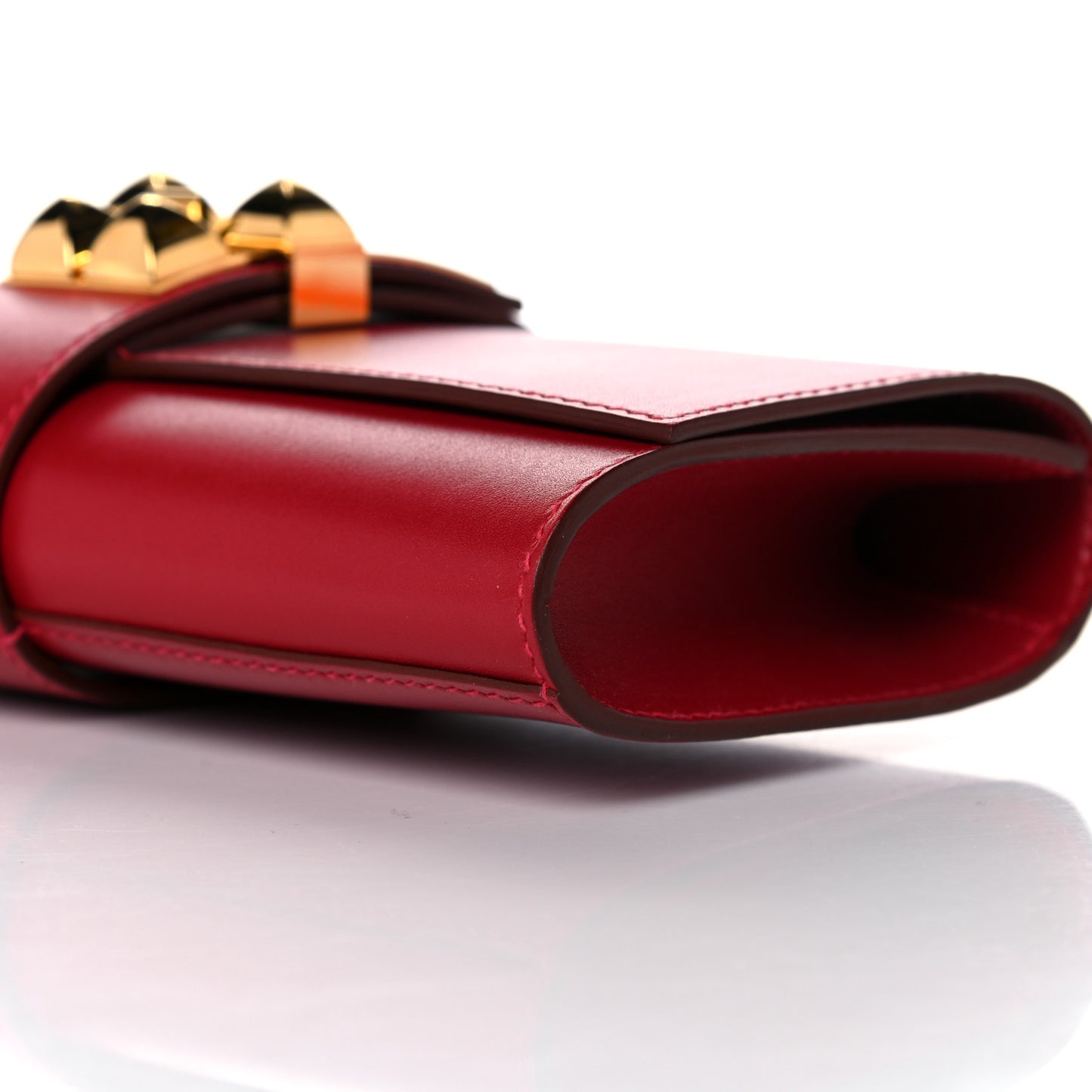 Tadelakt Medor 23 Clutch Rouge Vif