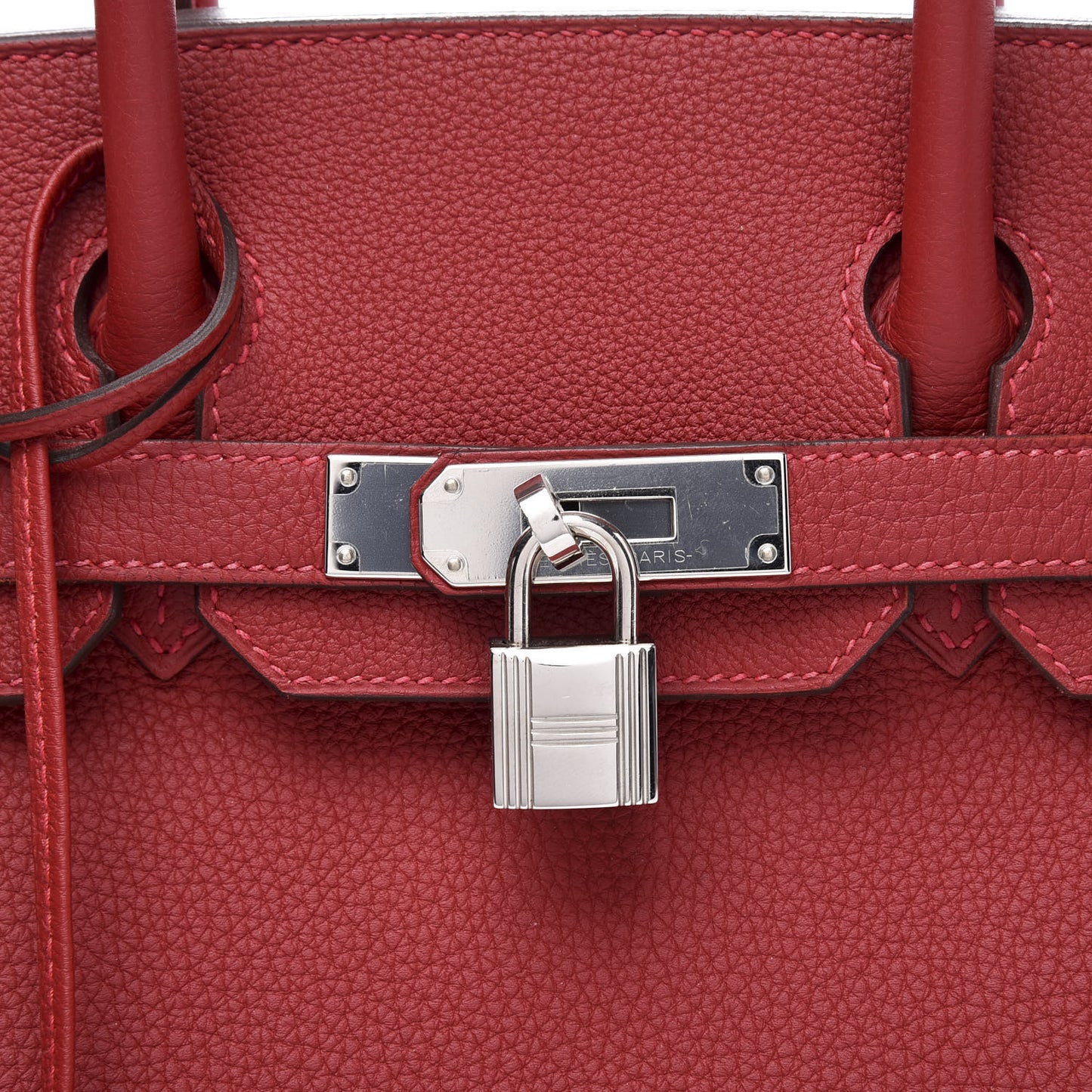 Taurillon Maurice Birkin 30 Rouge Vif