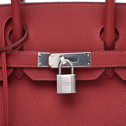 Hermes Taurillon Maurice Birkin 30 Rouge Vif 17 of 17
