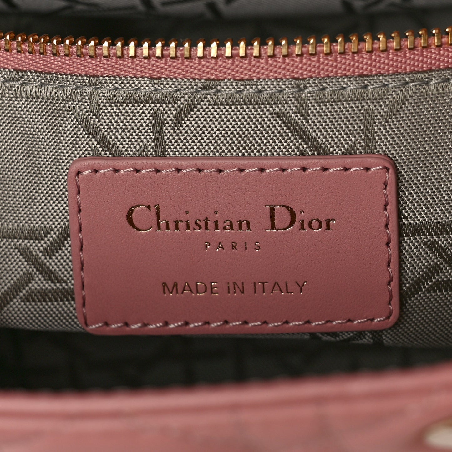 Lambskin Cannage Small My ABCDior Lady Dior Antique Pink