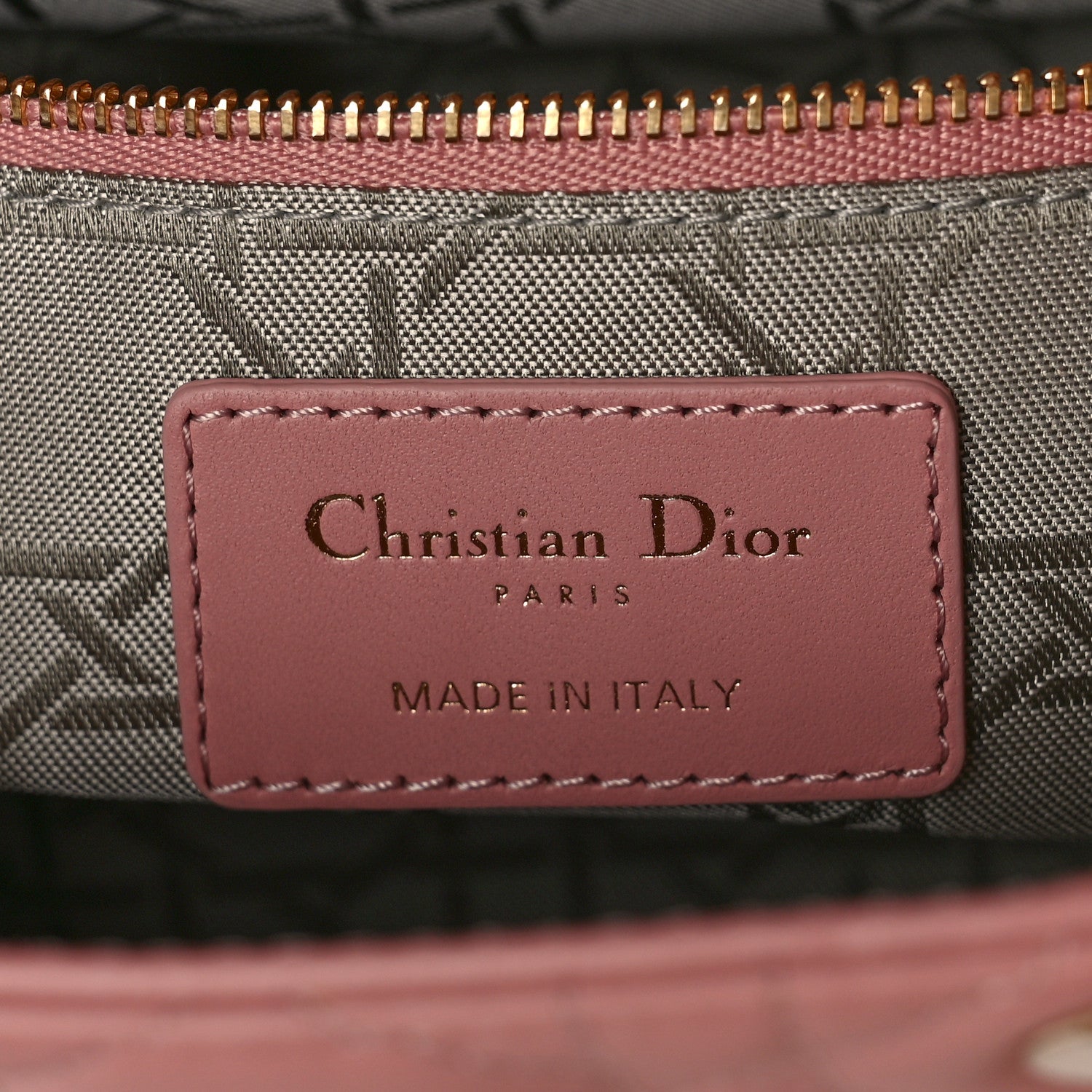 Christian Dior Lambskin Cannage Small My ABCDior Lady Dior Antique Pink 6 of 8