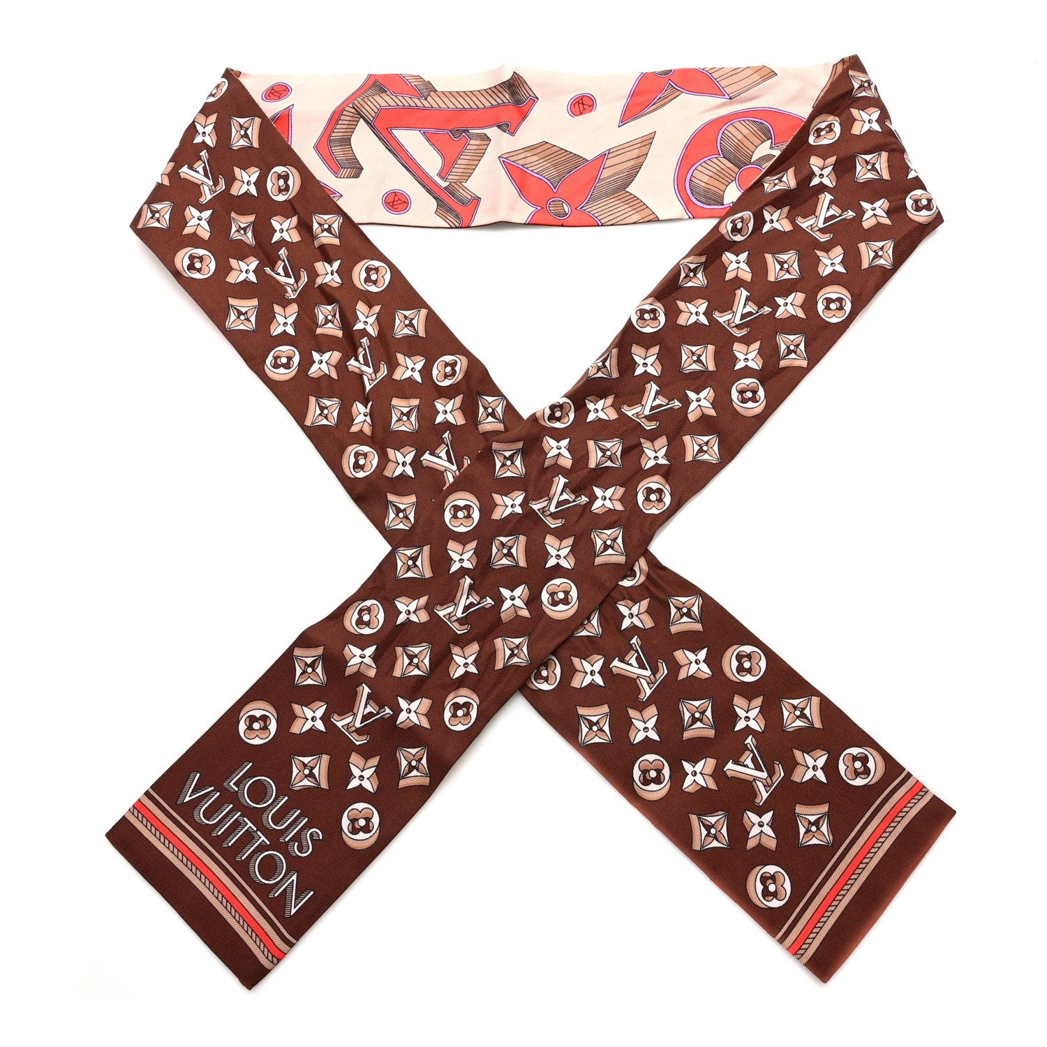 Louis Vuitton Silk Ultimate 3D Bandeau Beige 1 of 3