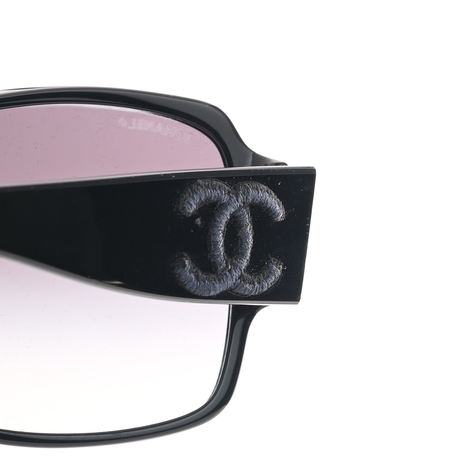 Chanel Acetate Shield Sunglasses 5449-A Black 8 of 10