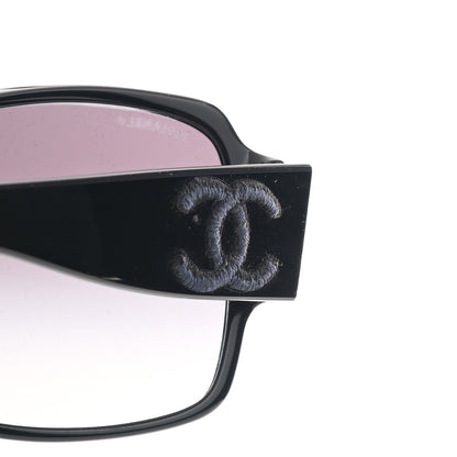 Chanel Acetate Shield Sunglasses 5449-A Black 8 of 10