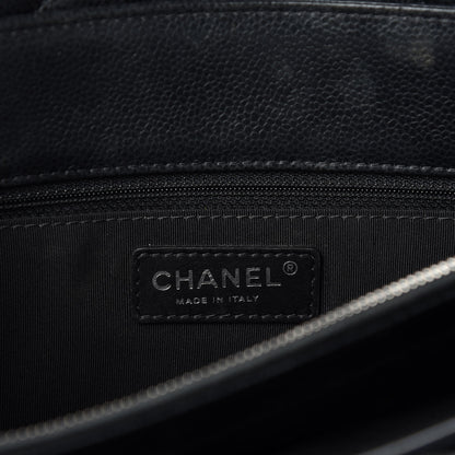 Chanel Caviar Quilted City Shopping Tote Black 8 of 10