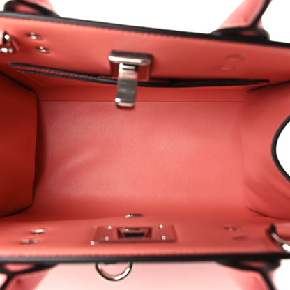 Salvatore Ferragamo SALVATORE FERRAGAMO Hammered Calfskin Small The Studio Box Bag Corallo 5 of 8