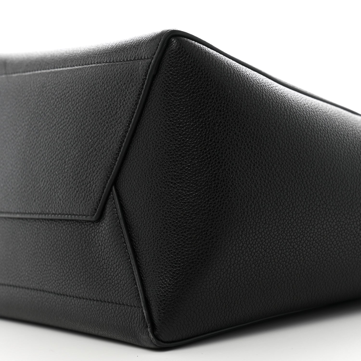 Celine Soft Grained Calfskin Sangle Bucket Bag Black 10 of 12