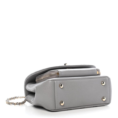 Chanel Caviar Quilted Small Business Affinity Flap Grey 4 of 8