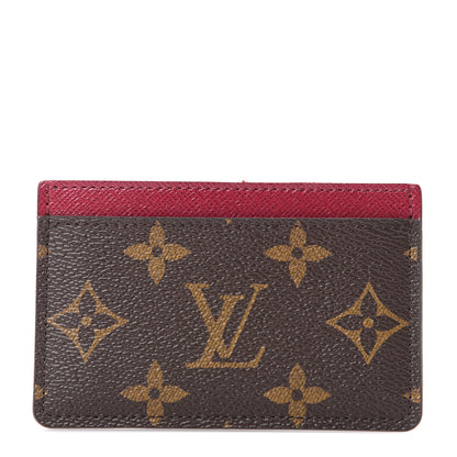 Louis Vuitton Monogram Card Holder Fuchsia 1 of 5