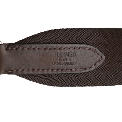 Hermes Canvas The Grooming Bag Bleu Navy Feu 9 of 15