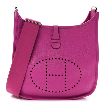 Hermes Taurillon Clemence Evelyne III PM Magnolia 1 of 15