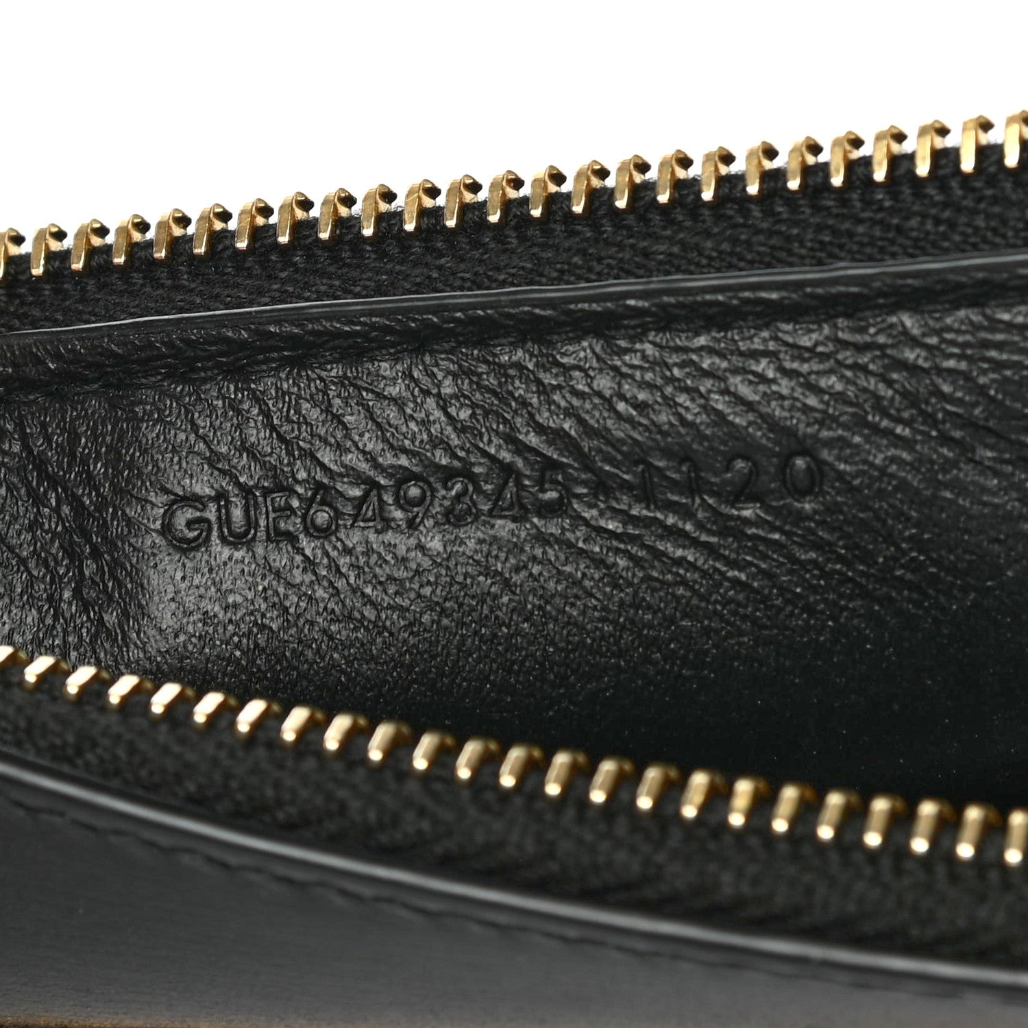 Saint Laurent Grained Calfskin Monogram 5 Fragments Zip Pouch Bill Clip Card Holder Black 7 of 7