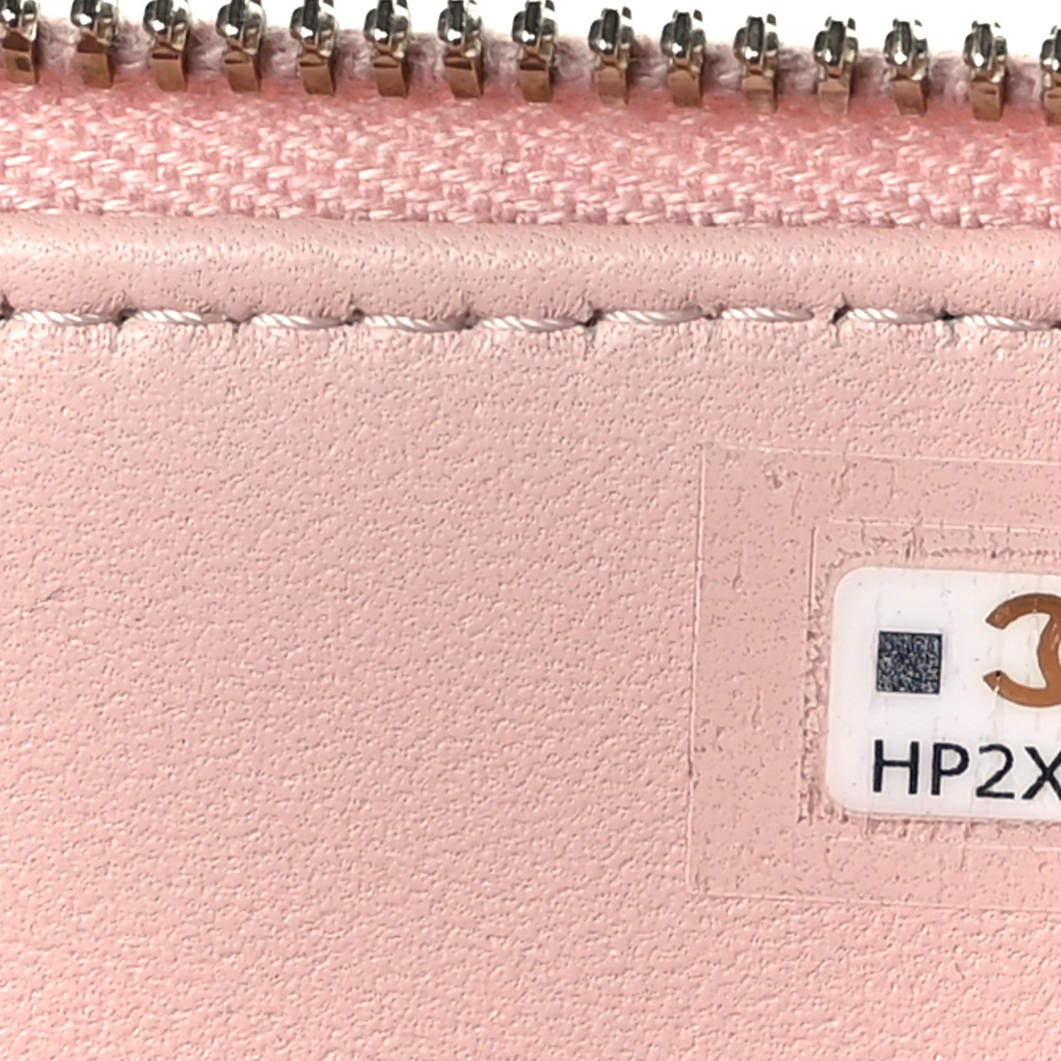 Chanel Glazed Calfskin Quilted Small Top Handle Vanity Case Light Pink 7 of 10