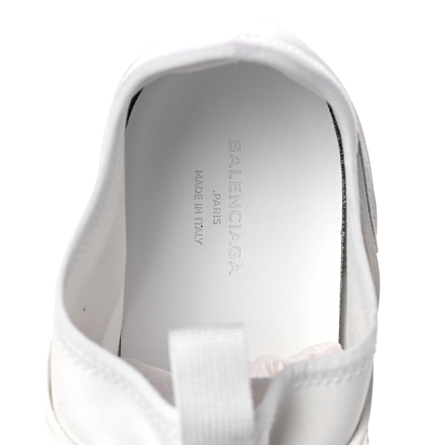 Balenciaga Mesh Calfskin Neoprene Womens Race Runner Sneakers 40 White 7 of 10