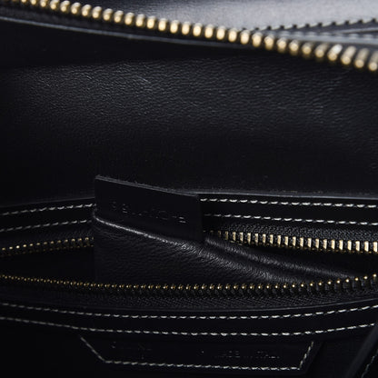 Celine Glazed Calfskin Micro Tri-Color Luggage Dark Blue 8 of 8