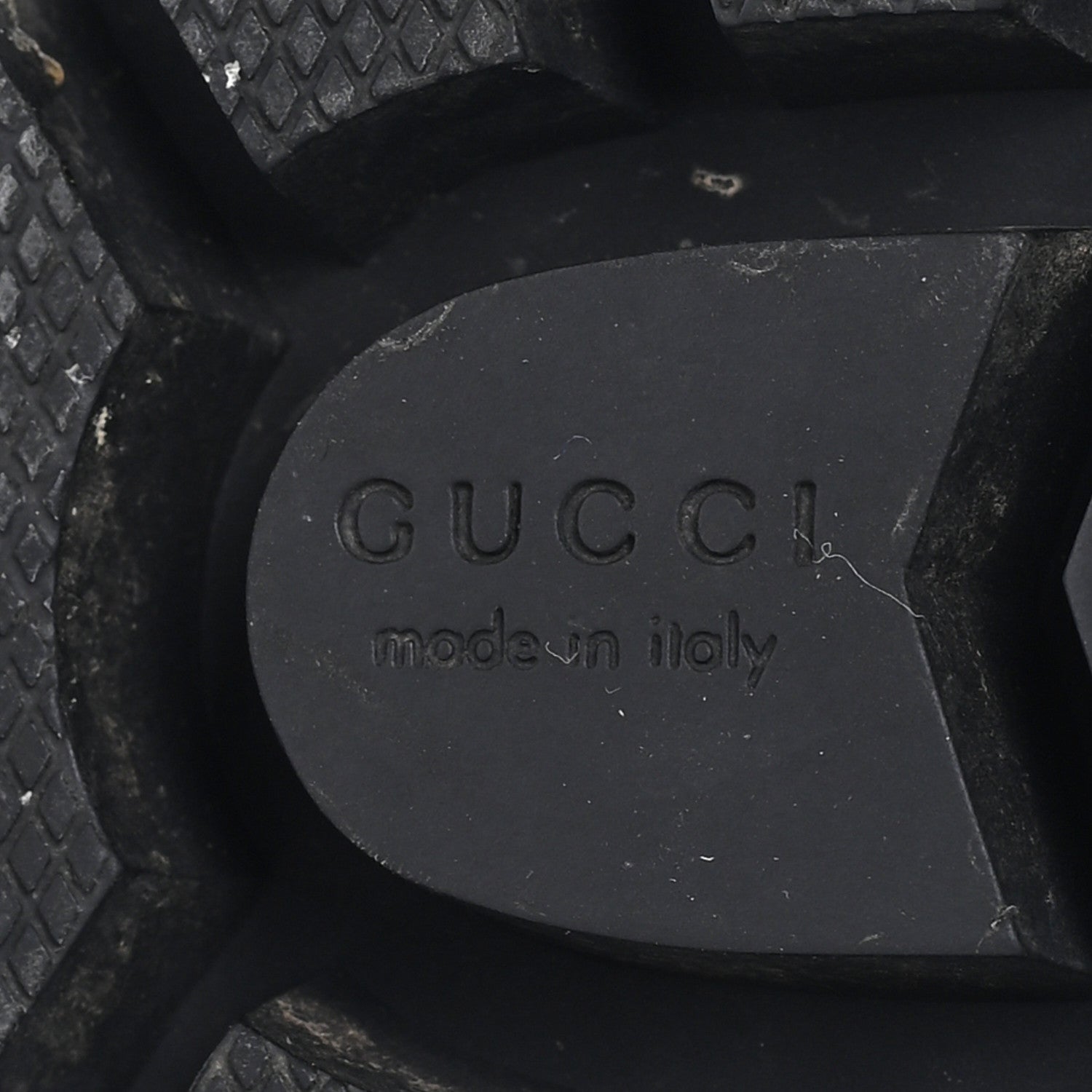 Gucci Nappa Frances GG Matelasse Platform Combat Boots 39 Black 7 of 9