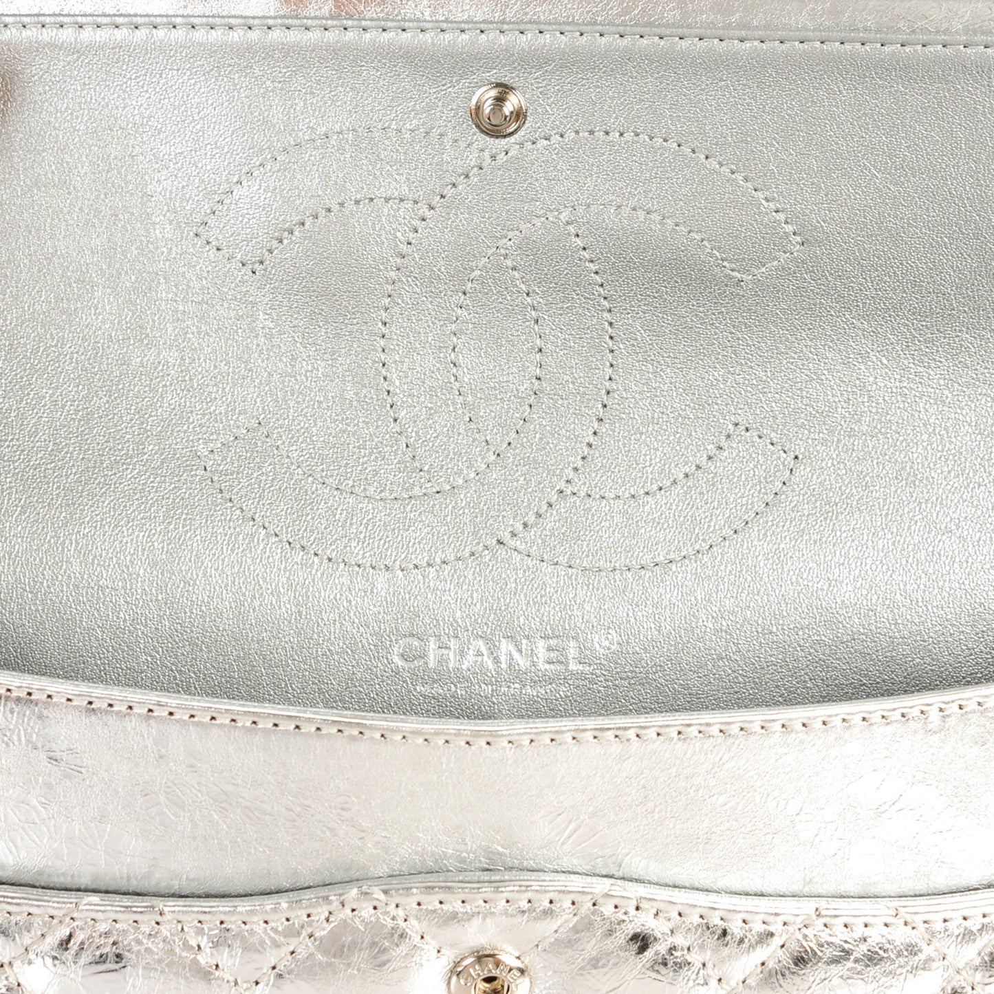Metallic Calfskin 2.55 Reissue 226 Flap Silver