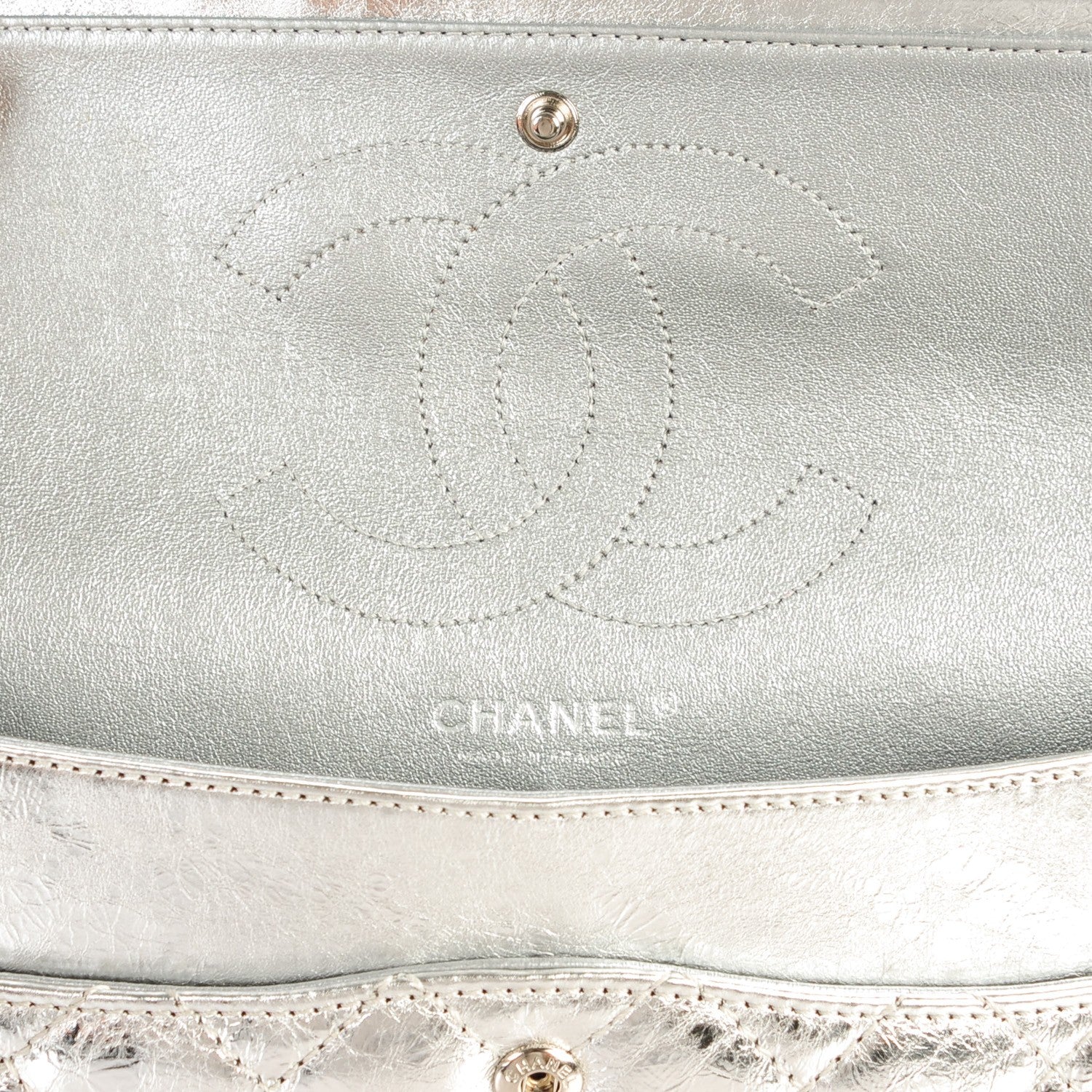 Chanel Metallic Calfskin 2.55 Reissue 226 Flap Silver 6 of 8