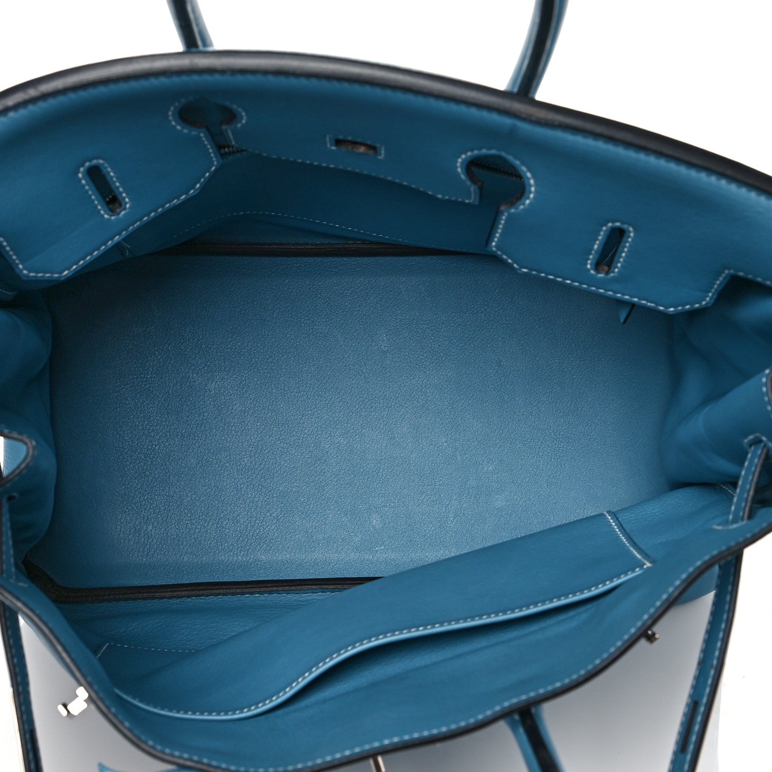 Hermes Swift Birkin 35 Blue Jean 5 of 16