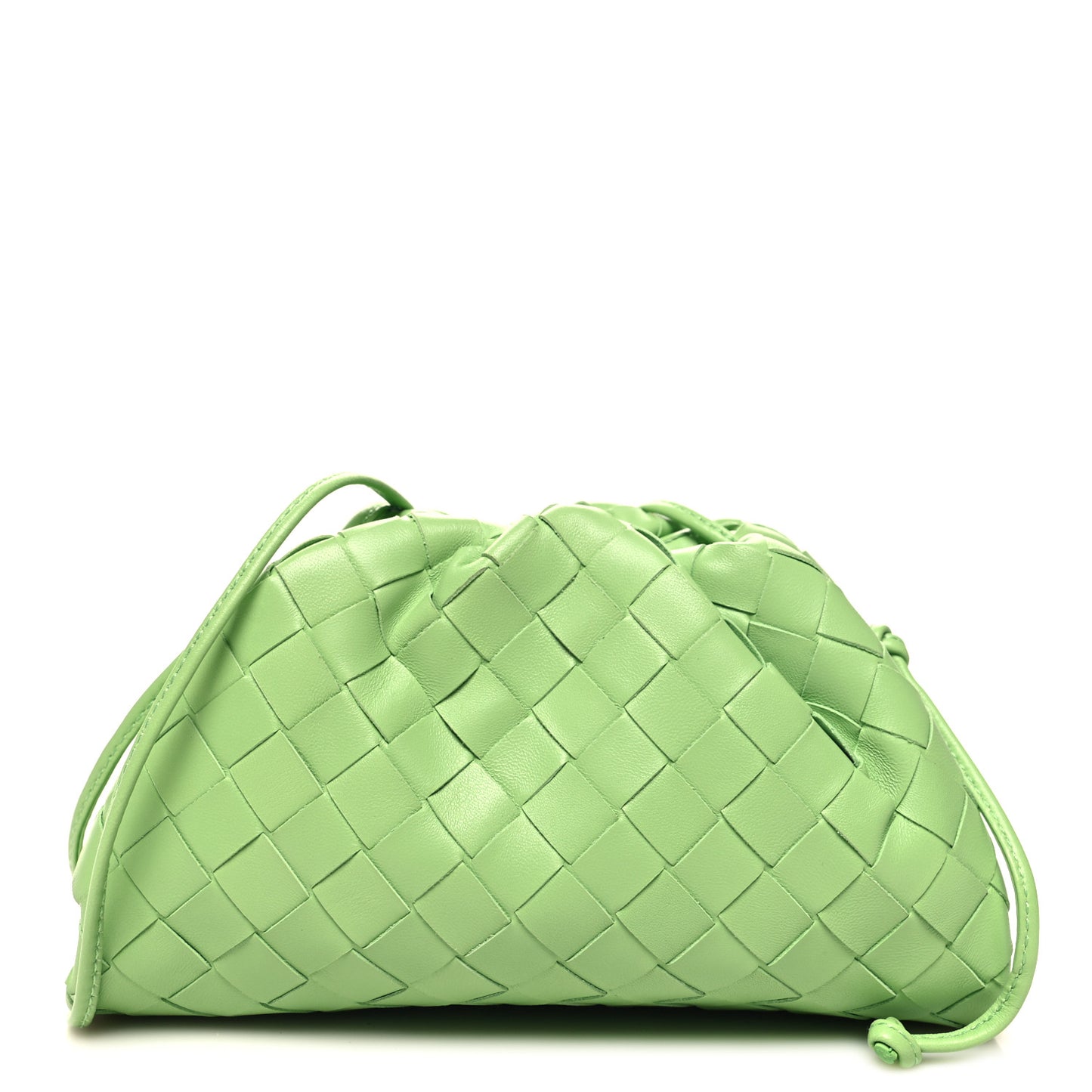 Nappa Intrecciato The Mini Pouch Pistachio