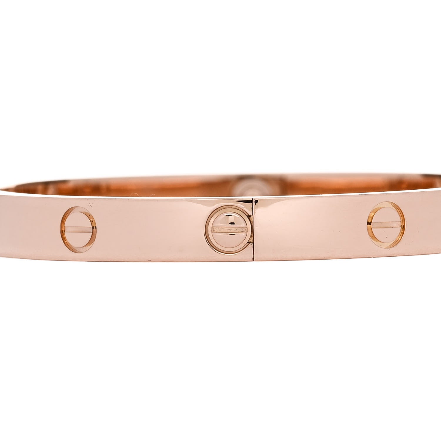 Cartier 18K Pink Gold LOVE Bracelet 18 5 of 9