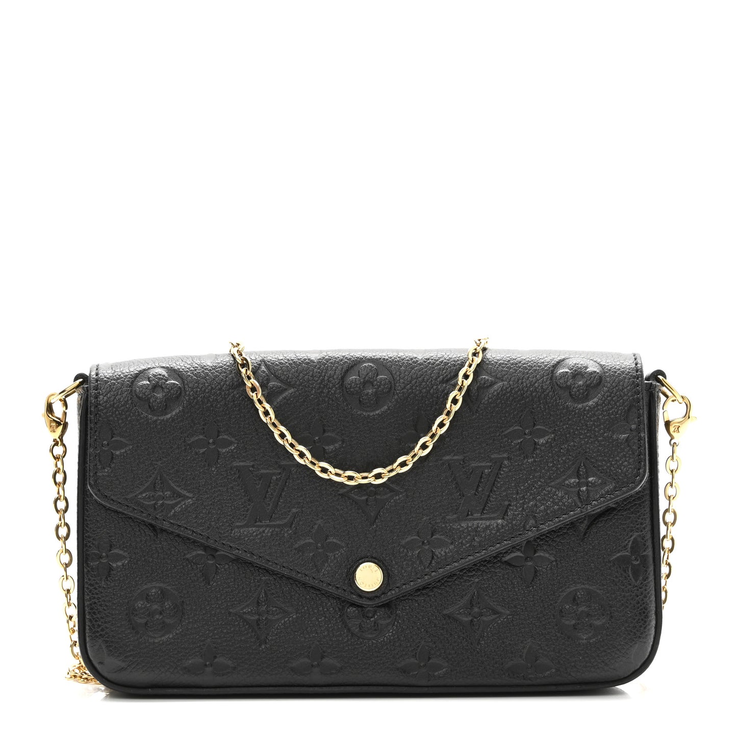Empreinte Pochette Felicie Chain Wallet Black