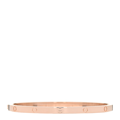 Cartier 18K Pink Gold Small LOVE Bracelet 17 1 of 5