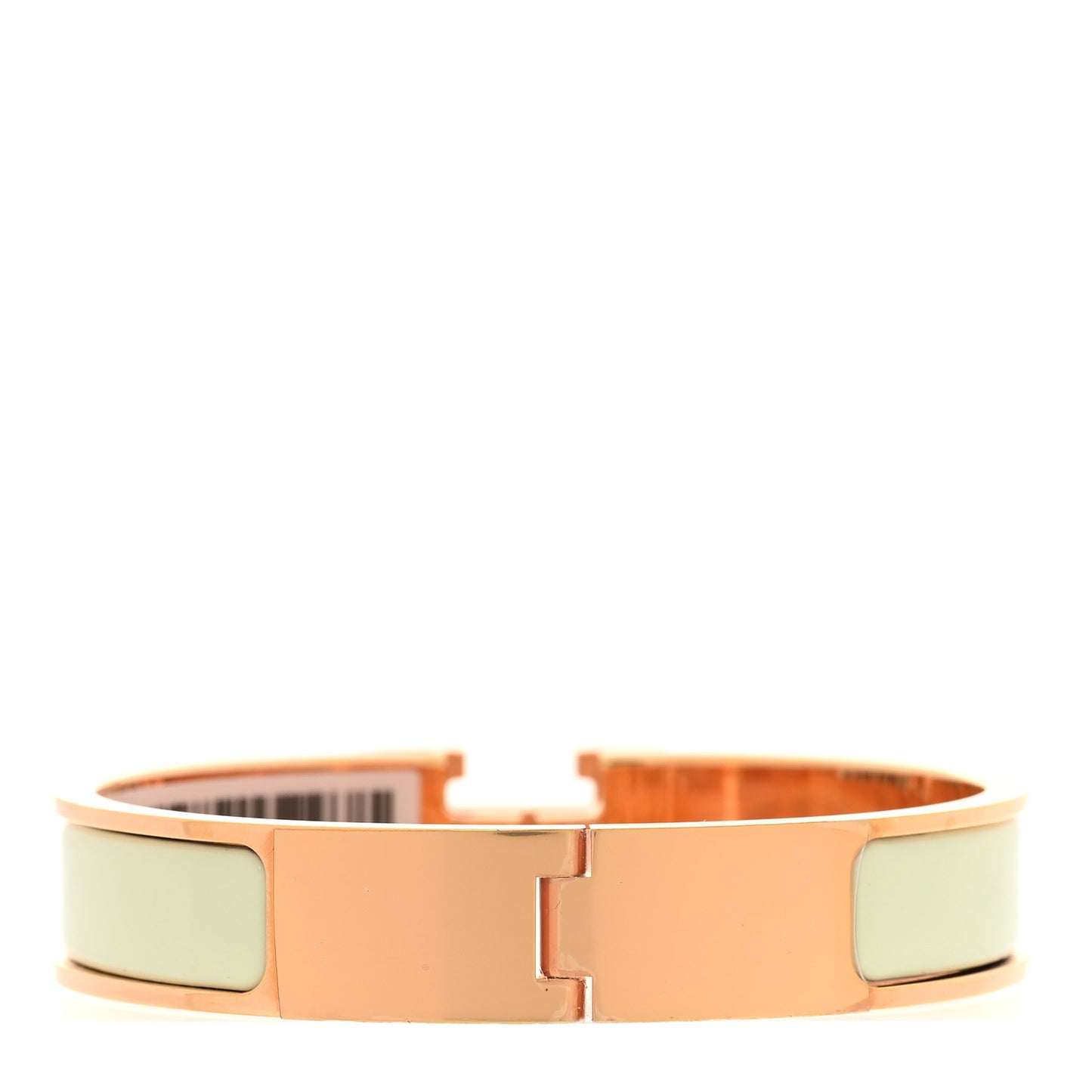 Enamel Narrow Clic Clac H Bracelet PM Vert FIzz
