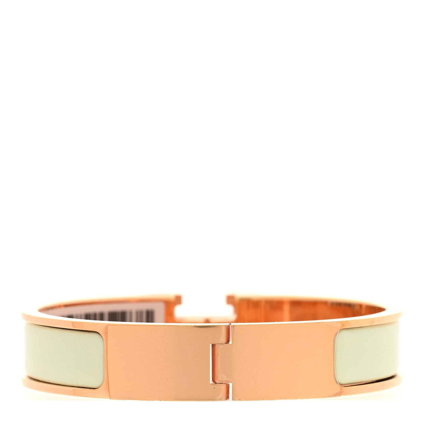 Hermes Enamel Narrow Clic Clac H Bracelet PM Vert FIzz 3 of 4