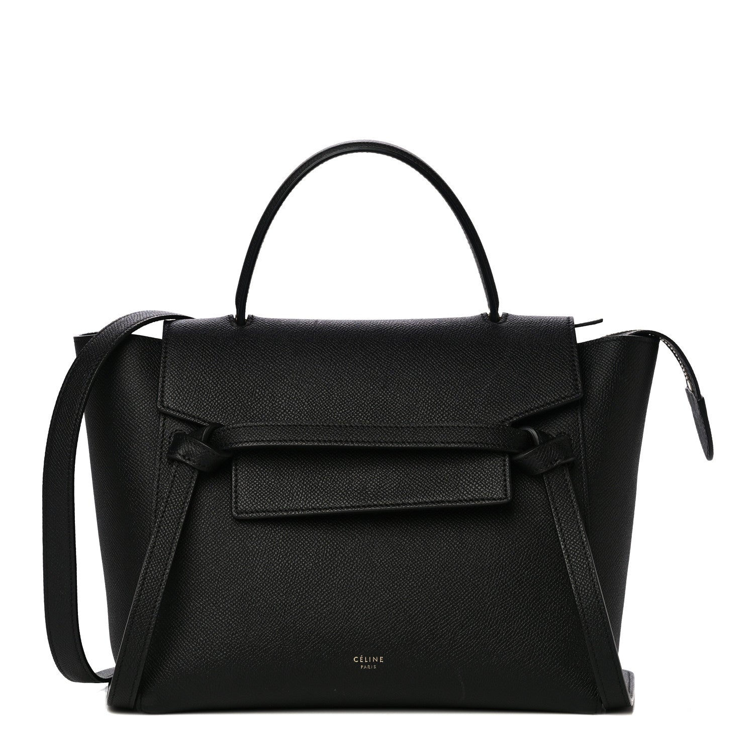 Celine Grained Calfskin Micro Belt Bag Black 1 of 13