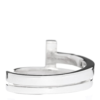 Tiffany Sterling Silver T Square Wrap Ring 50 5.25 3 of 4