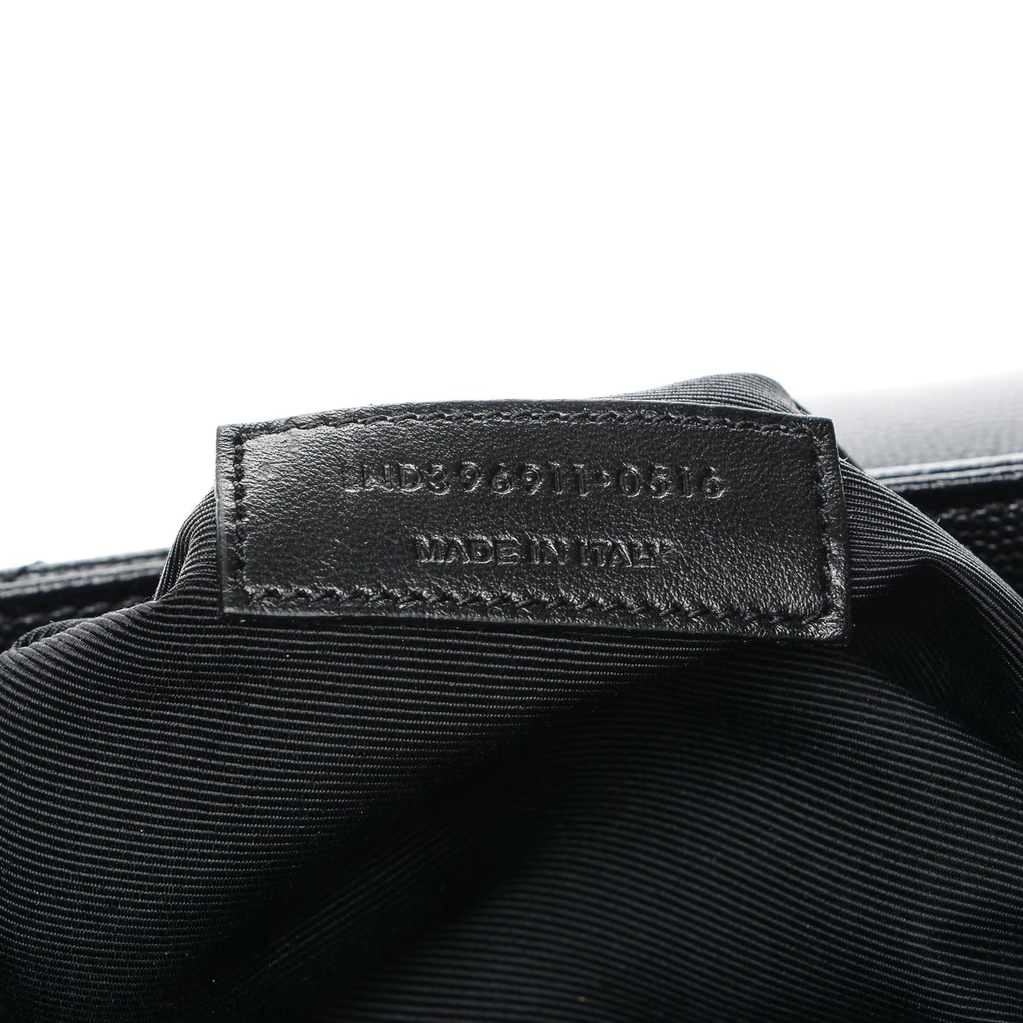 Grain De Poudre Matelasse Chevron Monogram Shopping Bag Black
