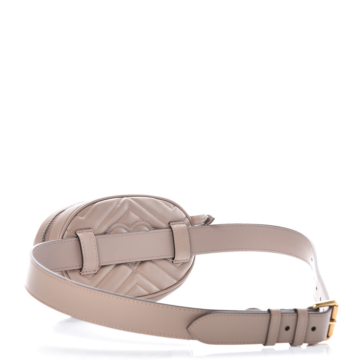 Gucci Calfskin Matelasse GG Marmont Belt Bag 85 34 Porcelain Rose 3 of 8