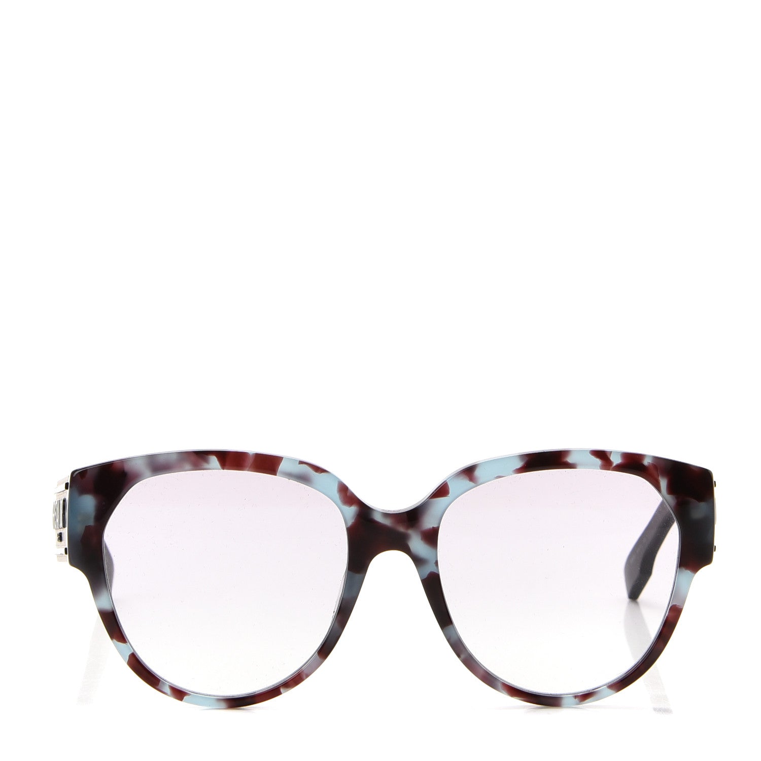 Christian Dior Acetate DiorID2 Sunglasses Blue Tortoise 3 of 7