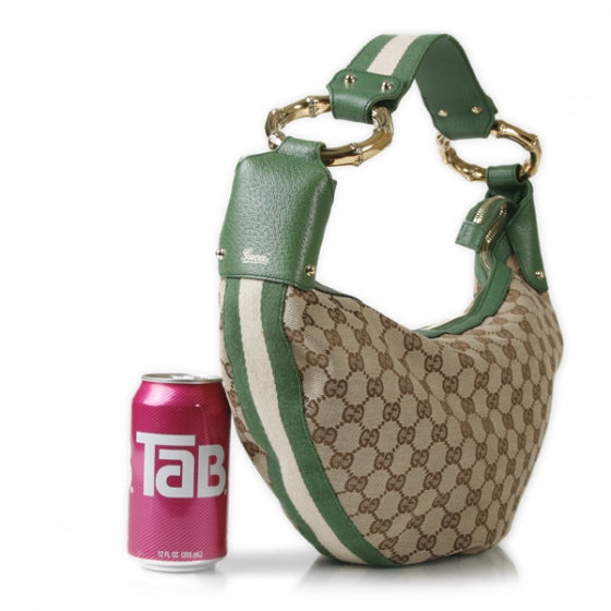 Monogram Web Bamboo Ring Hobo