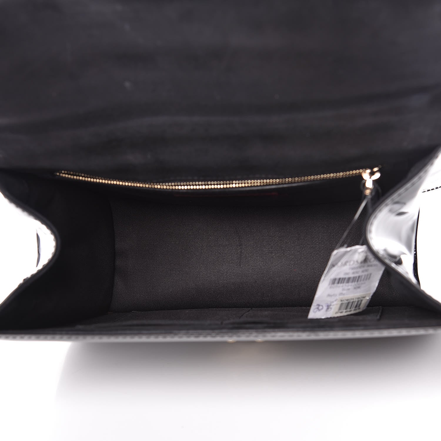 Valentino Garavani Patent Monochrome Large Glam Lock Rockstud Flap Black 5 of 10