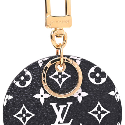 Louis Vuitton Monogram Giant Crafty Illustre Bag Charm Key Ring Creme Caramel 4 of 5