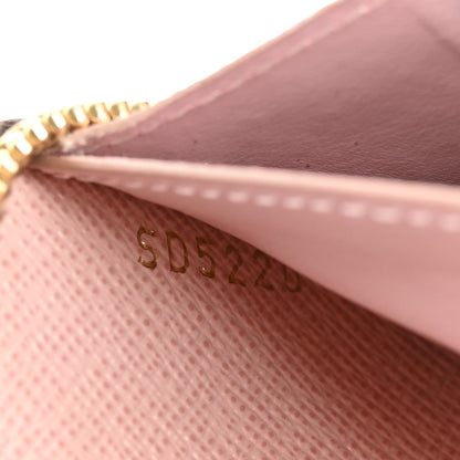 Louis Vuitton Monogram Clemence Wallet Rose Ballerine 7 of 12