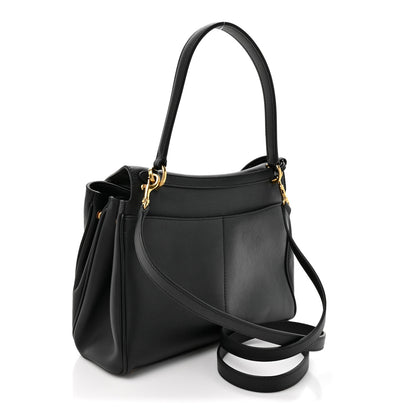 Balenciaga Natural Smooth Calfskin Small Rodeo Top Handle Handbag Black 3 of 11