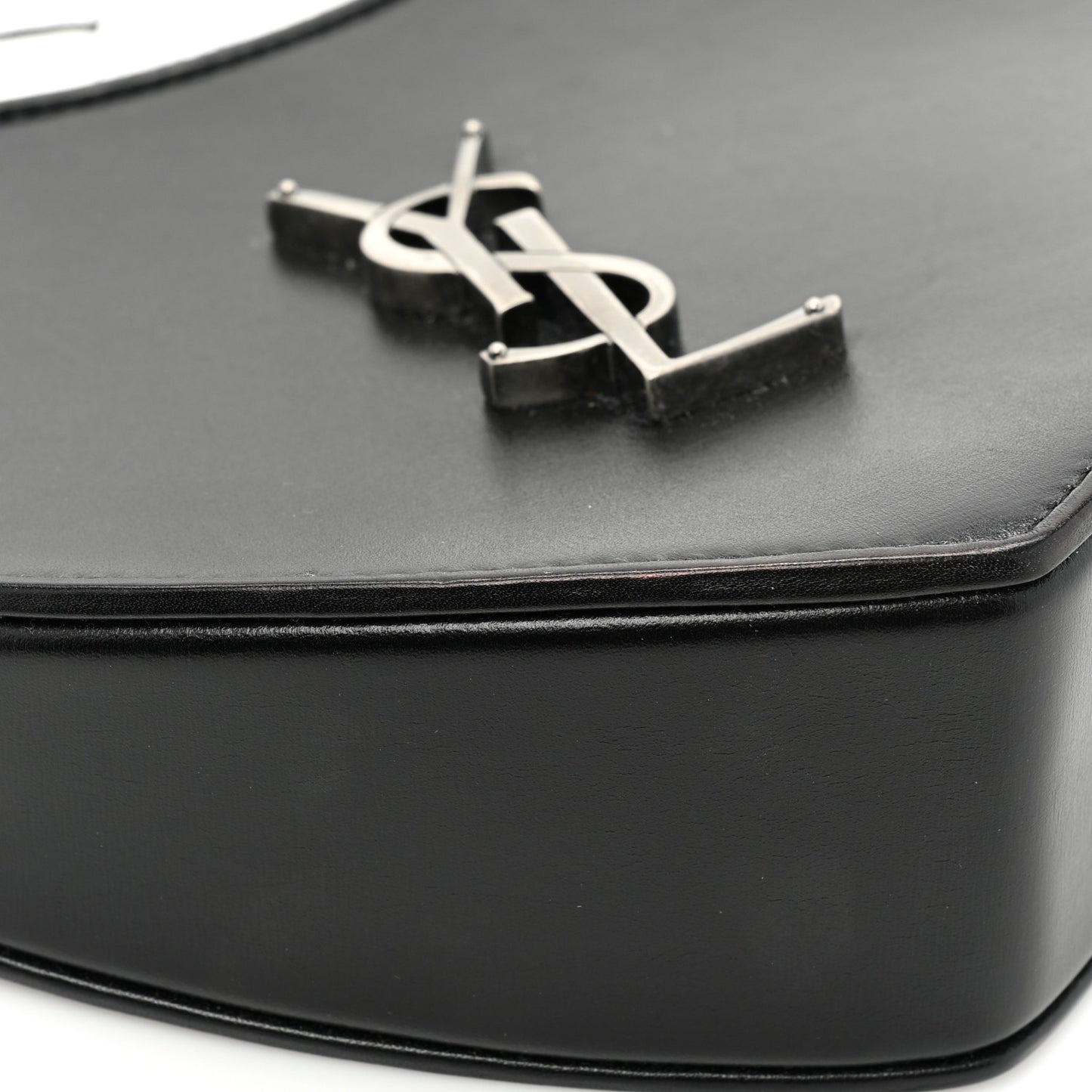 Calfskin Small Monogram Love Shoulder Bag Black